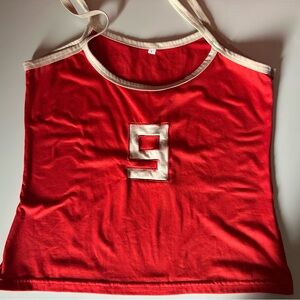 Red Tank Top with Number 9